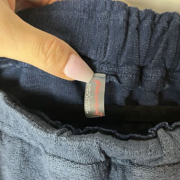Free People Movement Jogger Pant Womens L Blue Surfside Straight Leg​​ - Picture 5 of 7